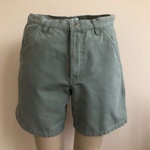 Columbia Sz 8 Olive Green Hi Rise Hiking Shorts